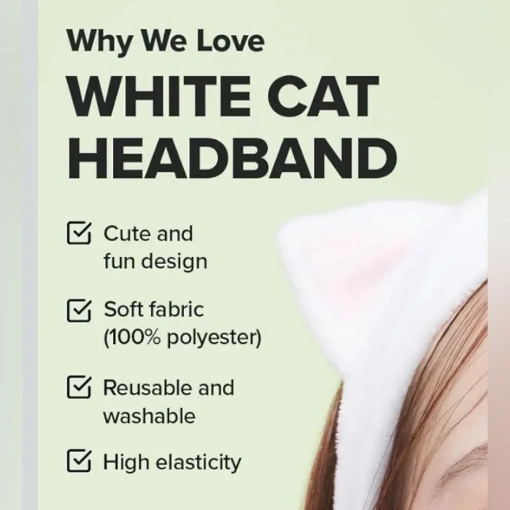 Cat Ear Headband NIB